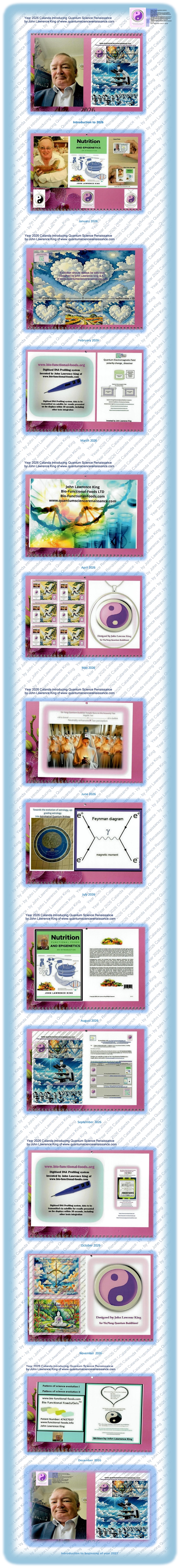 Year 2026 Calendar introducing Yin Yang/Quantum Science Renaissance Year 2026 Calendar introducing Yin Yang/Quantum Science Renaissance