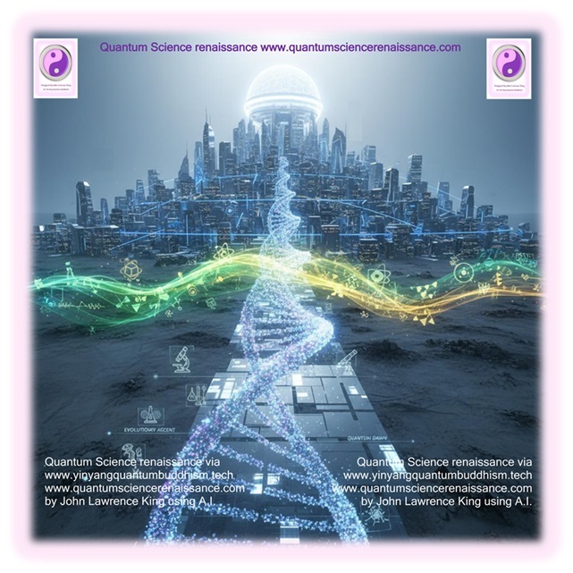 Graphical representations of evolution of A.I. evolution and the quantum science renaissance, this is applied A.I. evolution.